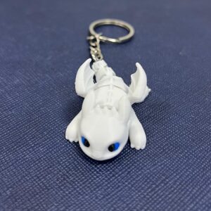 Ejderha Figürlü Anahtarlık-3D Baskı Mini Dragon Anahtarlık