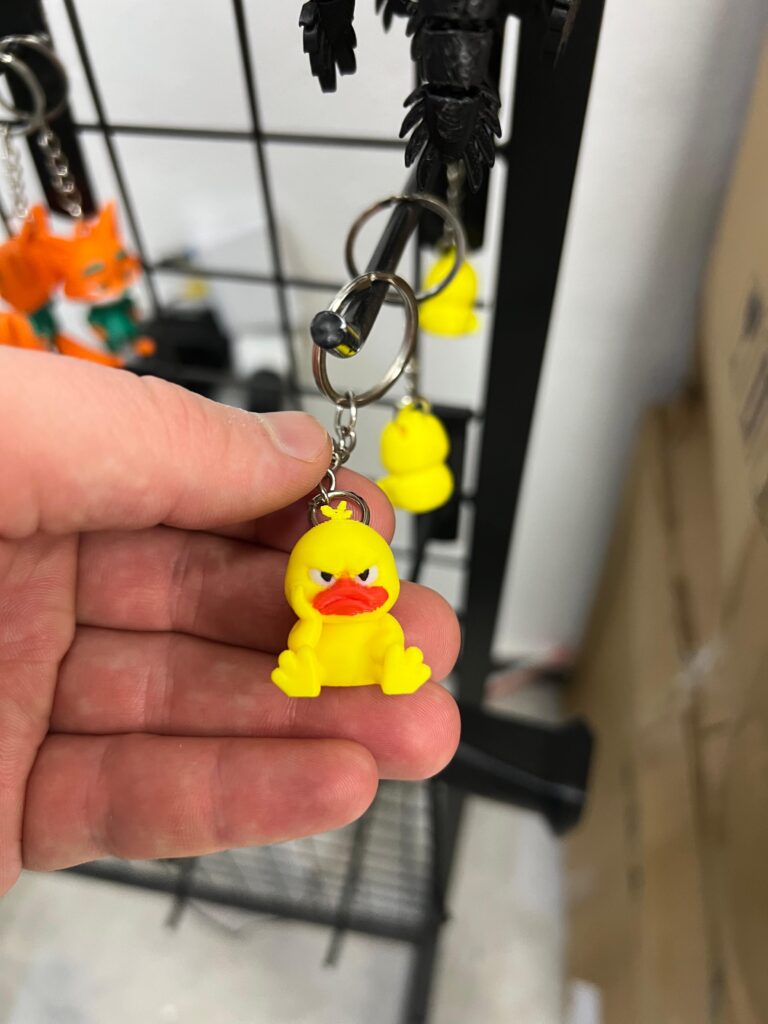 3D Mini Ördek Anahtarlık